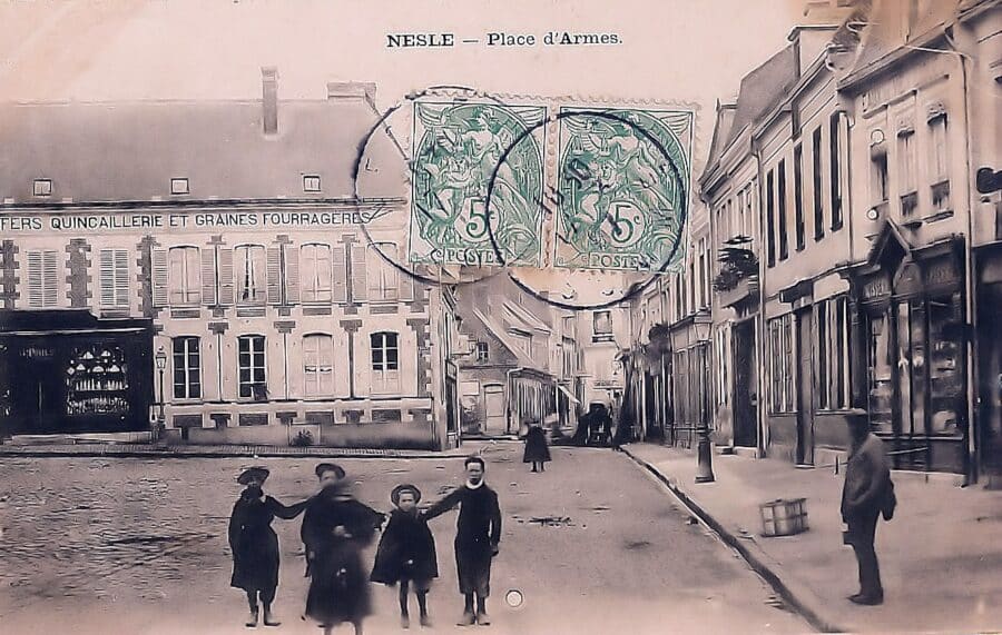 Nesle, 1918