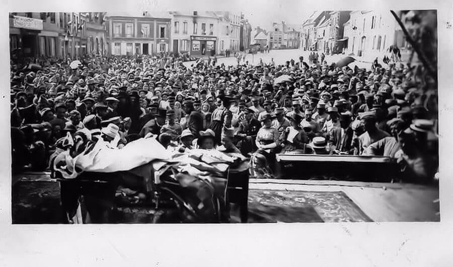 Nesle, 1918