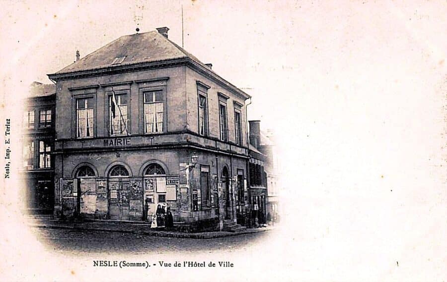 Nesle, 1918