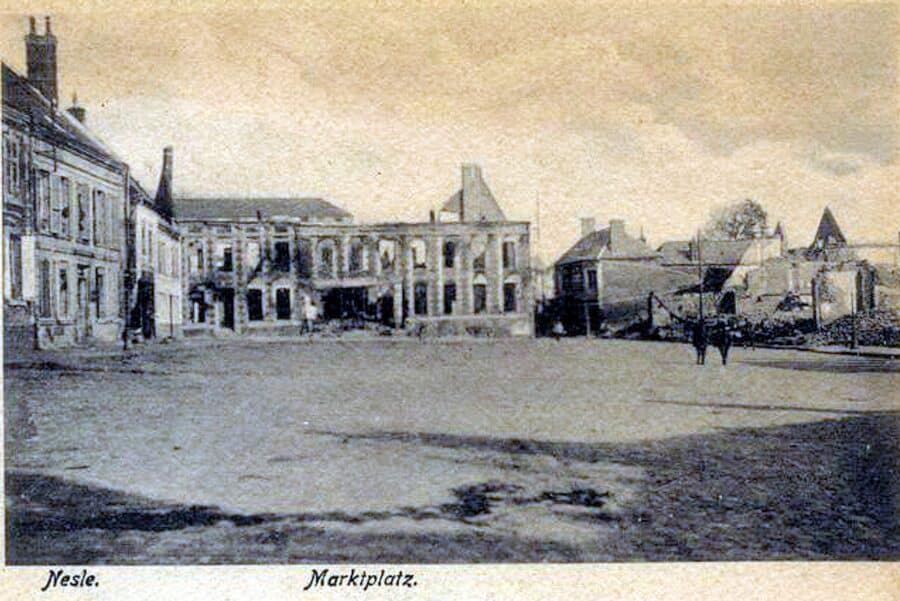 Nesle, 1918