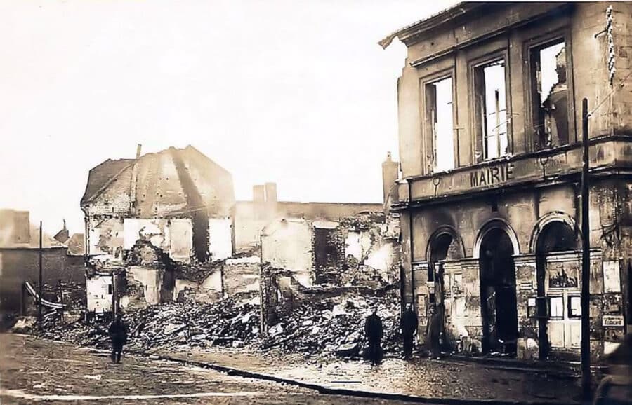 Nesle, 1918