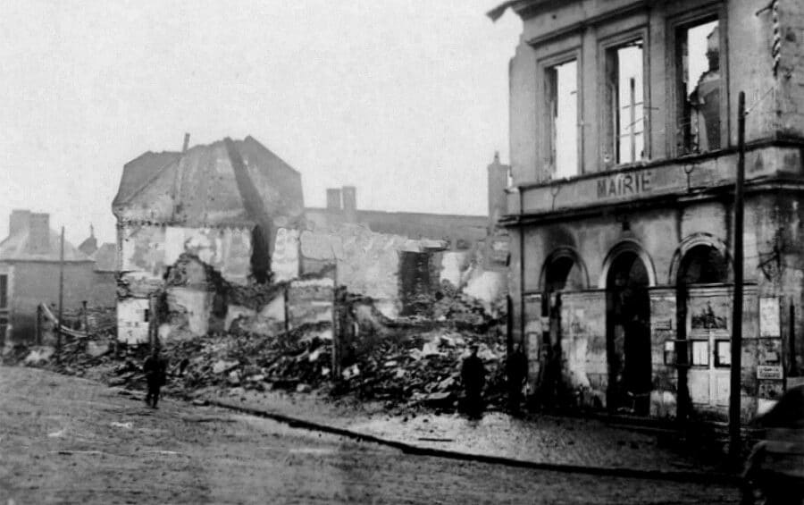 Nesle, 1918