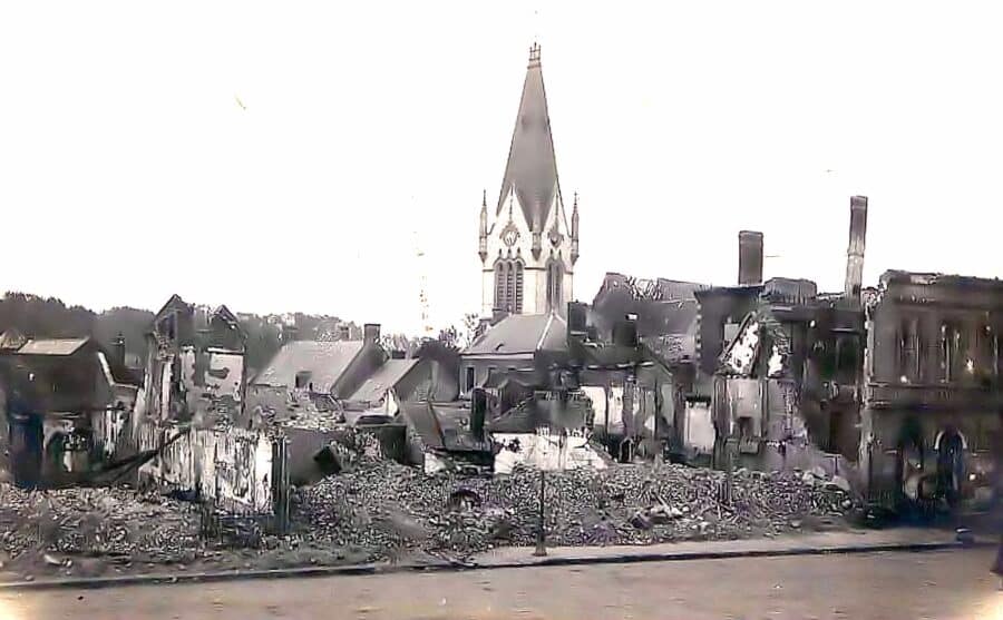 Nesle, 1918