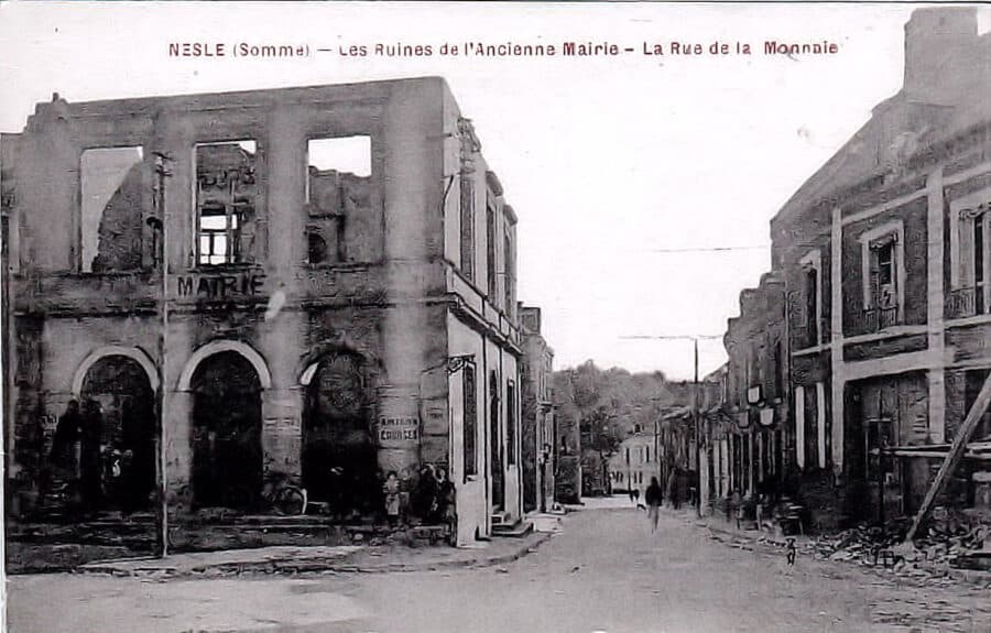 Nesle, 1918