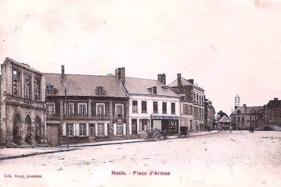 Nesle, 1918