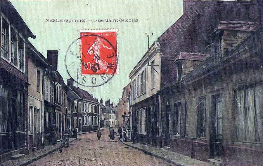 Nesle, 1918