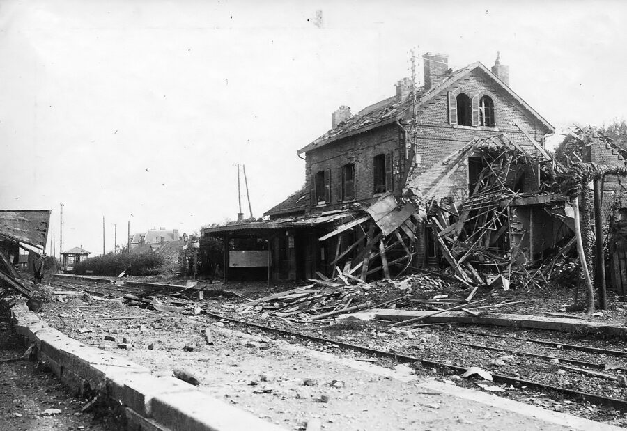 Nesle, 1918