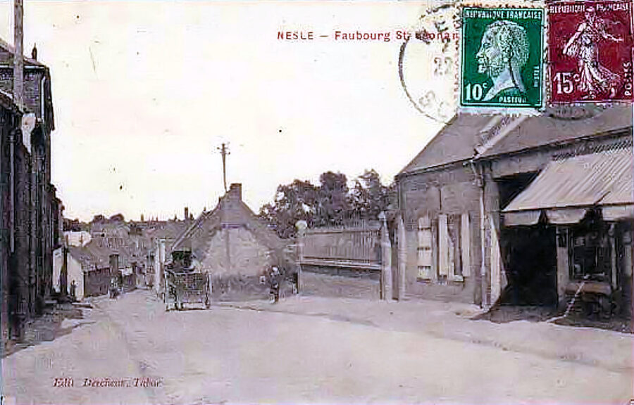 Nesle, 1918