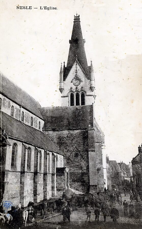 Nesle, 1918