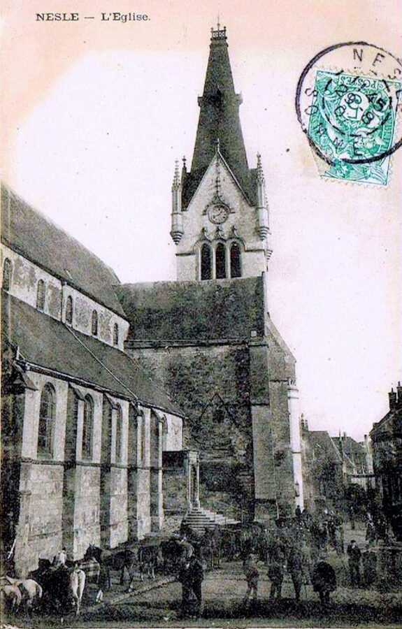 Nesle, 1918