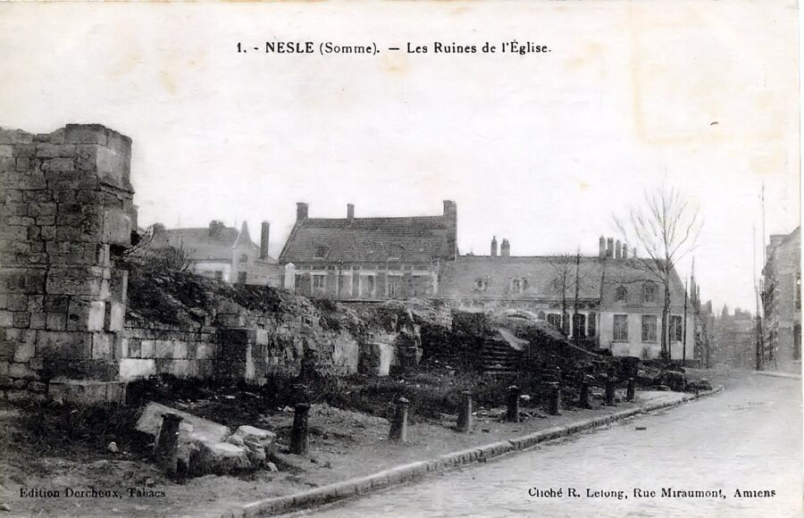 Nesle, 1918