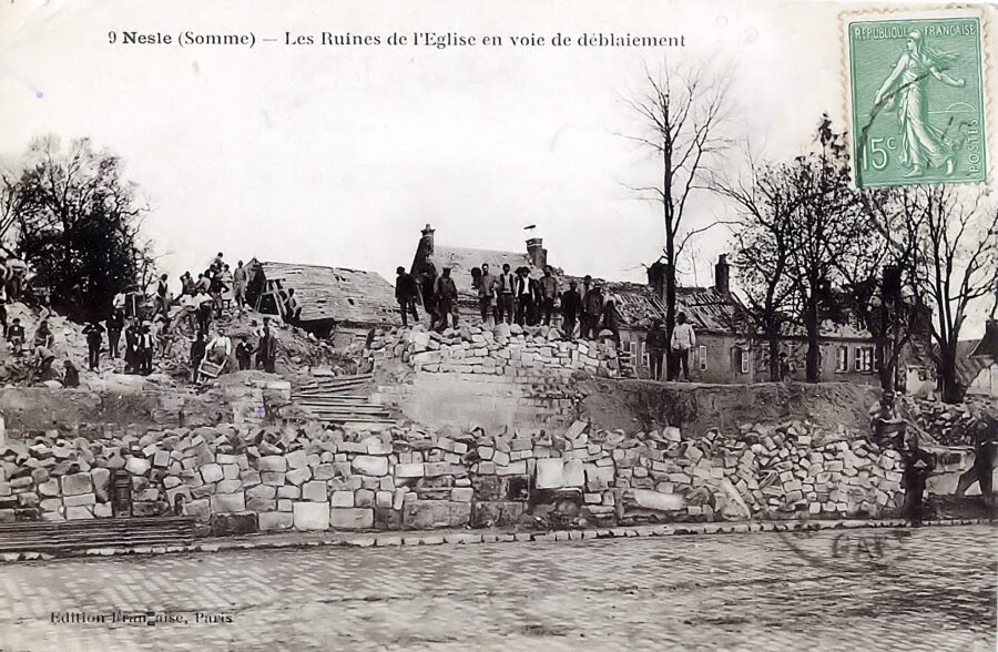 Nesle, 1918