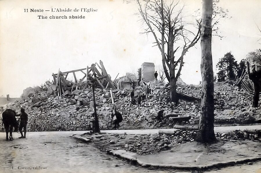 Nesle, 1918