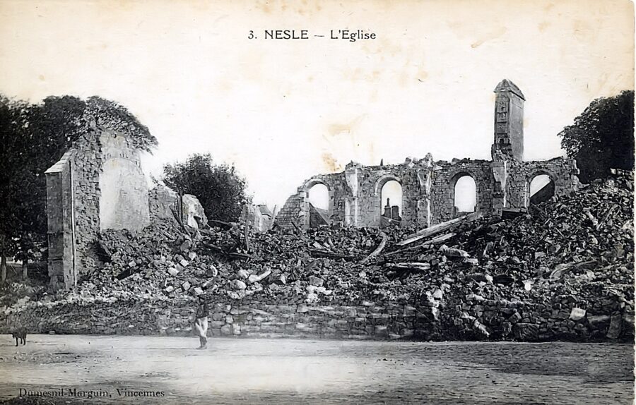Nesle, 1918