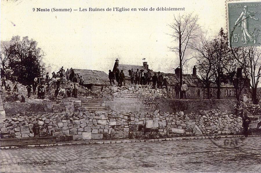 Nesle, 1918