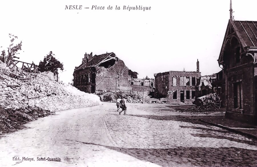 Nesle, 1918