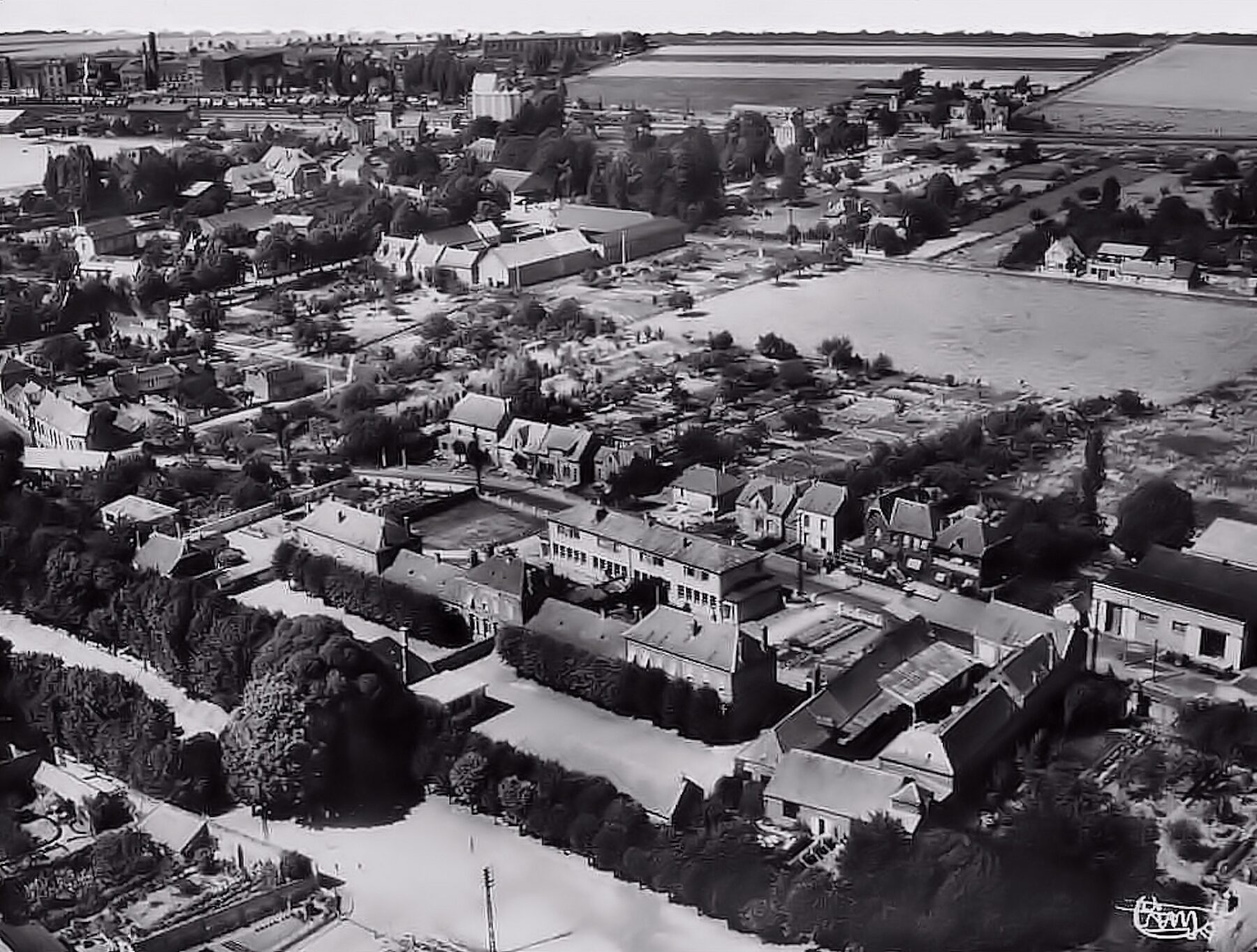 73 remparts ecole vue aerienne