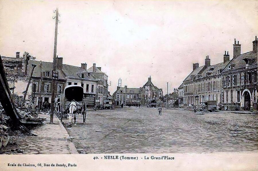 Nesle, 1918